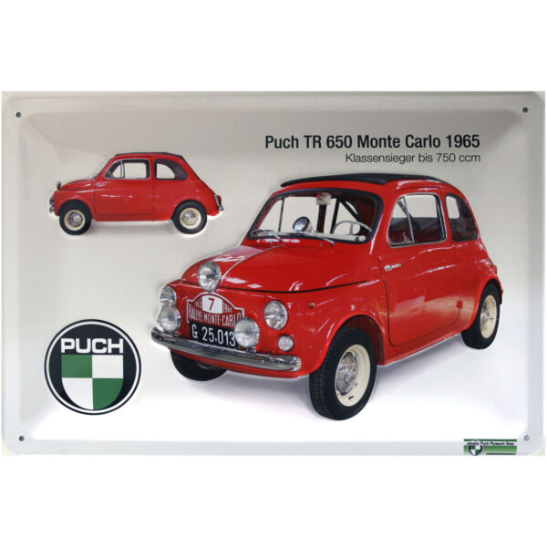 Blechschild Motiv Puch 650 TR