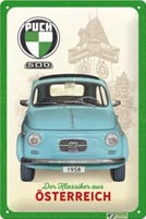 Blechschild Motiv Puch 500