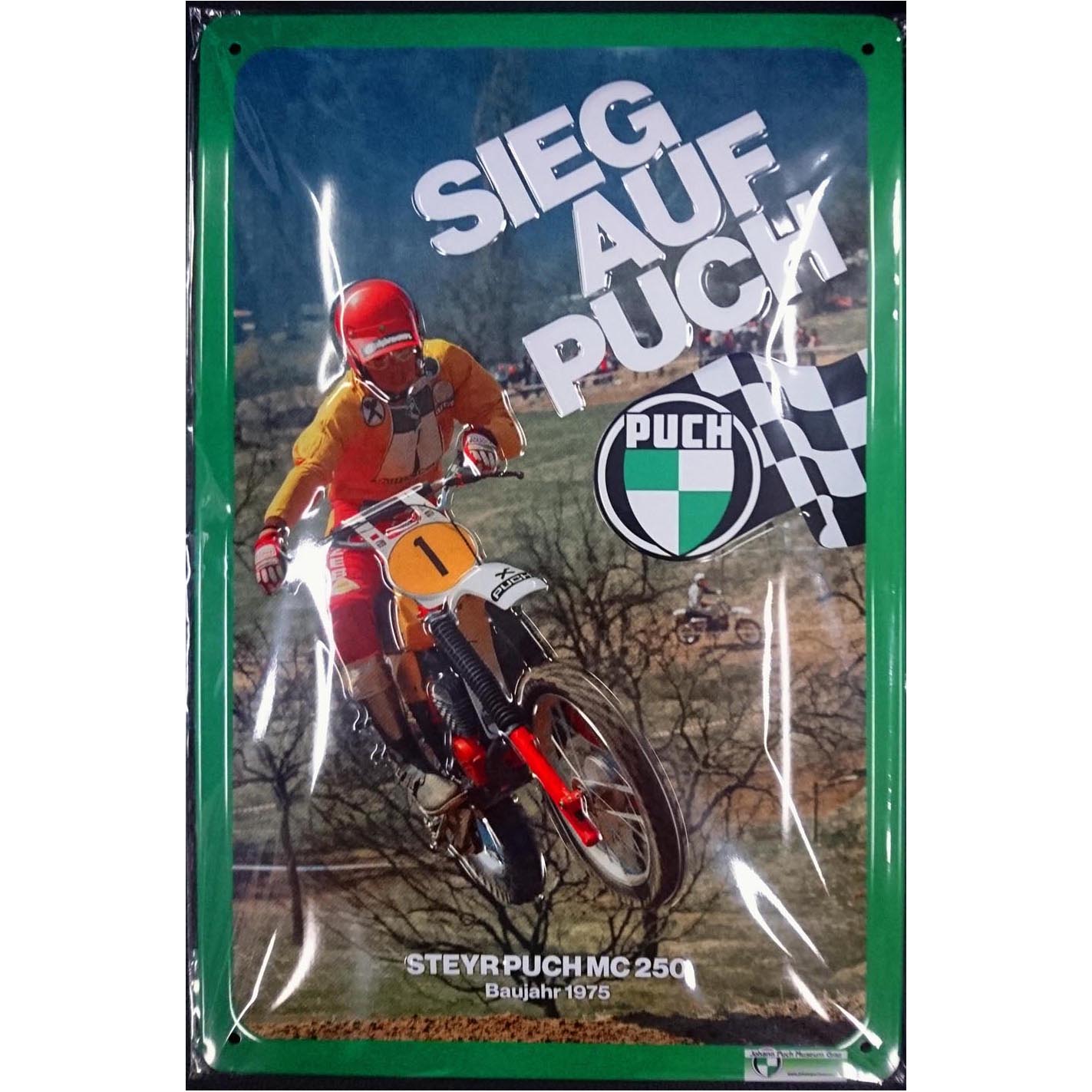 Blechschild Motiv Puch MC 250